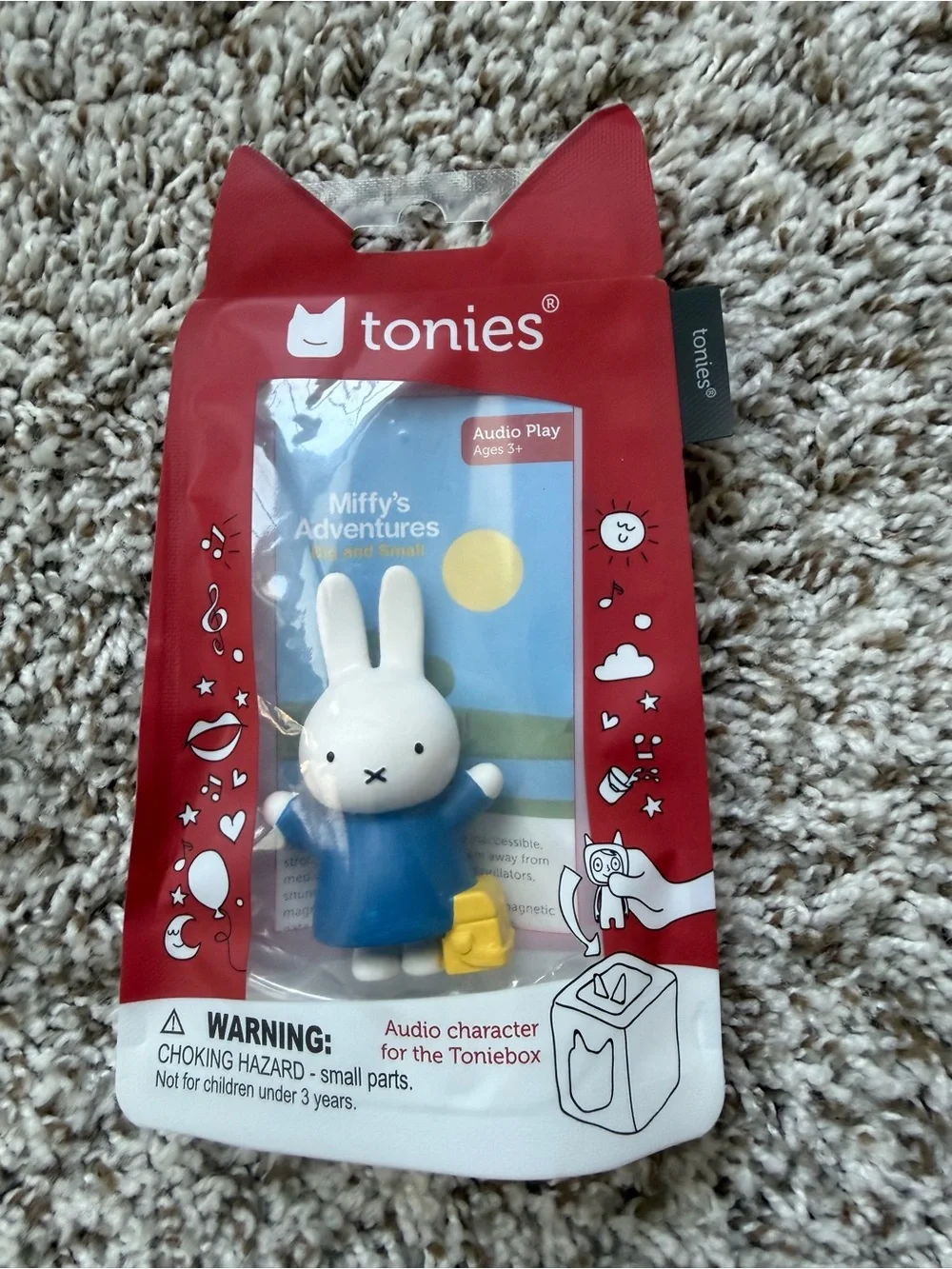 Tonies Miffy's Adventures Blue Miffy Audio Character for Toniebox